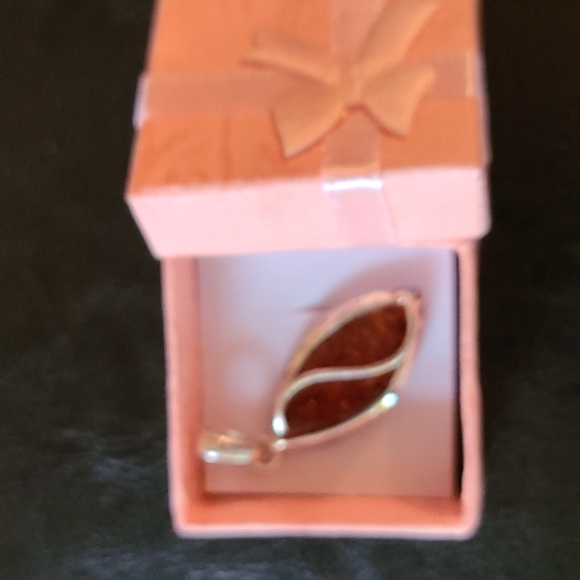 Baltic Amber Pendant in Sterling Silver - Picture 5 of 5